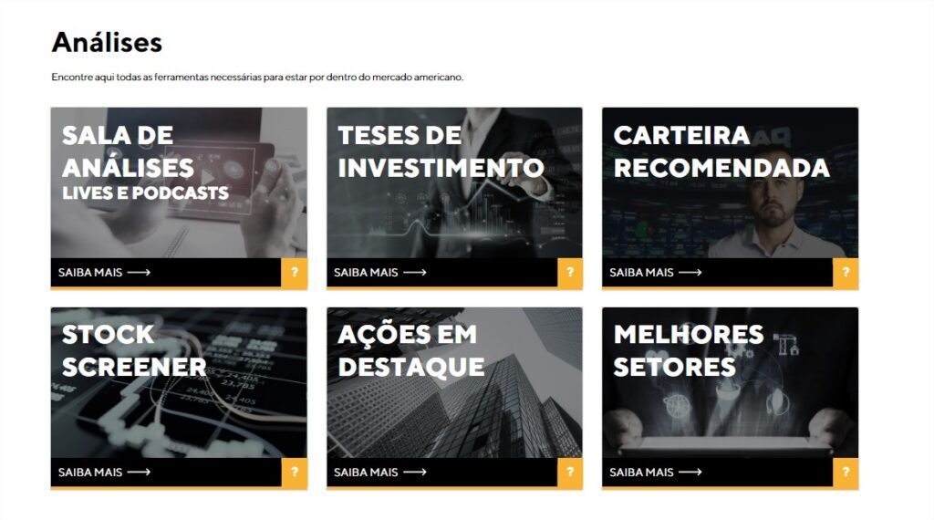 Funcionalidades Premium da Avenue Securities