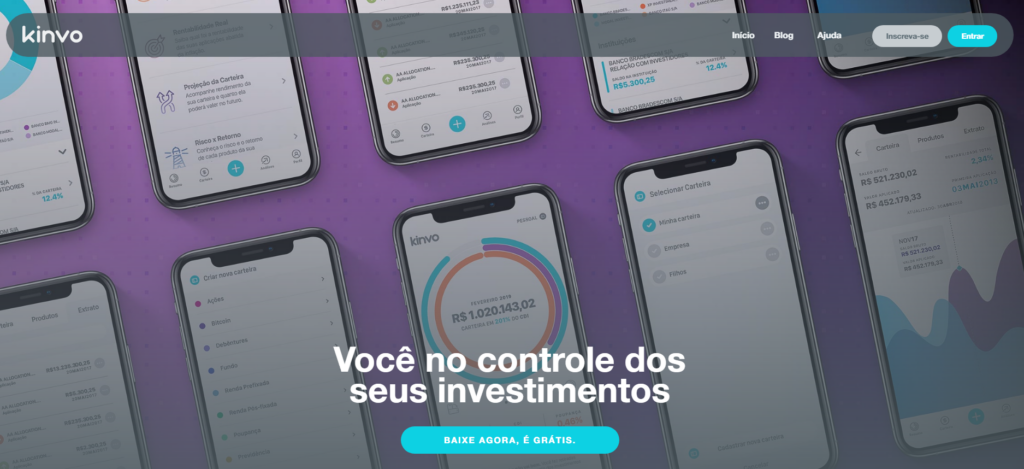 Site da Kinvo