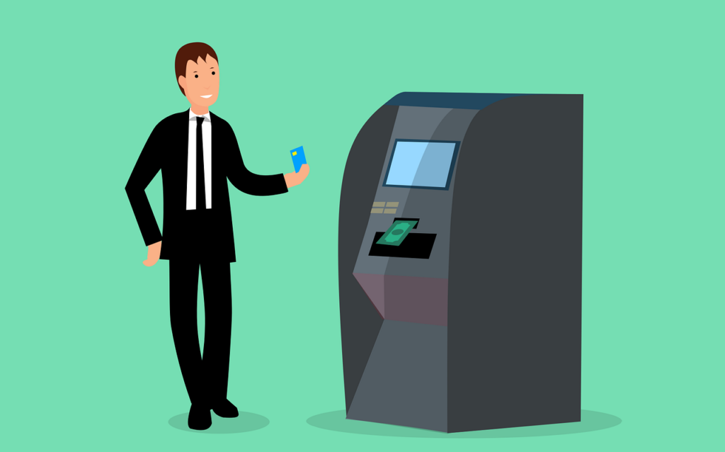 Como fazer saques em caixas eletrônicos de contas em bancos digitais