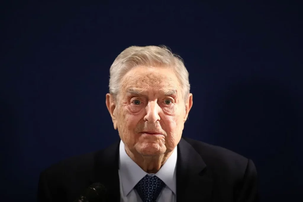 Retrato de George Soros, investidor e filantropo