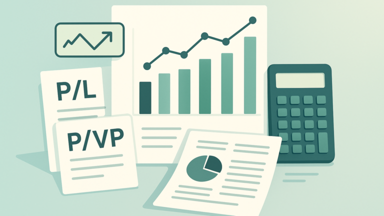 Índices P/L e P/VP: guia prático para analisar ações