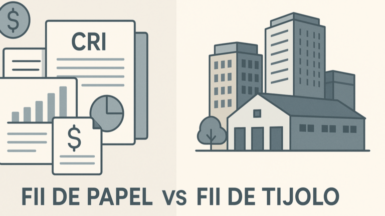 FII de papel ou de tijolo: qual é o melhor para renda?